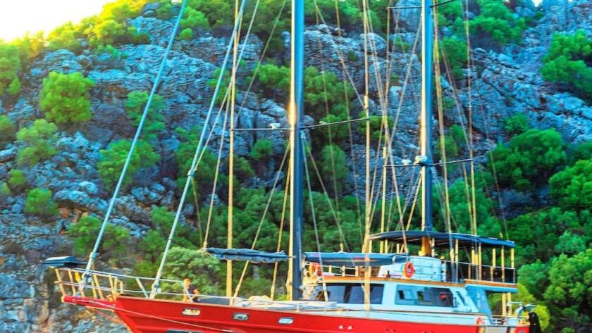 Gulet Charter Turkey 26m gulet refit 2025 exterior view cruising